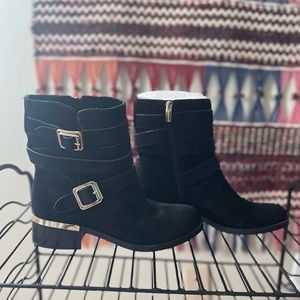 Vince Camuto Moto Boots, Size 8.5